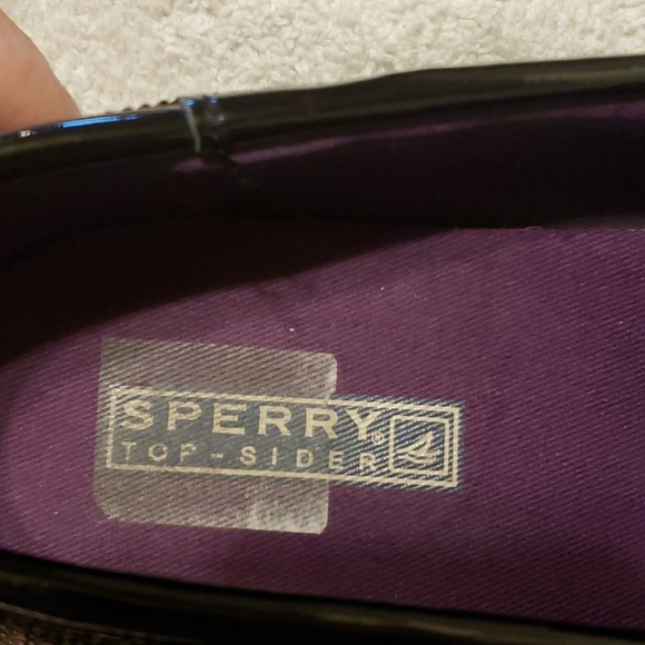 Sperry top siders sequined black boat shoes - Picture 4 of 6